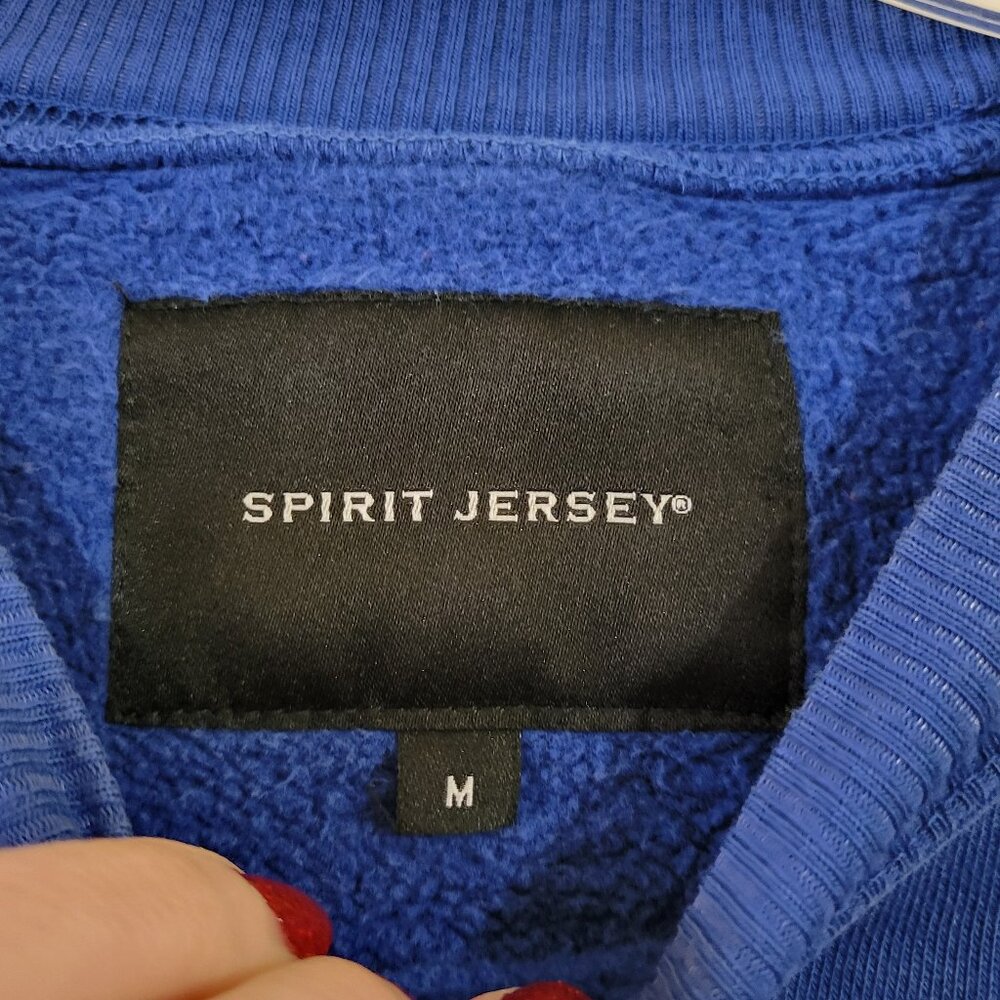 Spirit Jersey Los Angeles Blue Crewneck Sweatshirt If In Doubt Don't Go Out Sz M - Picture 5 of 7